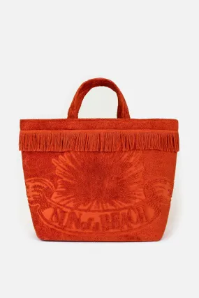 August Coppertone | Oversized Beach Bag