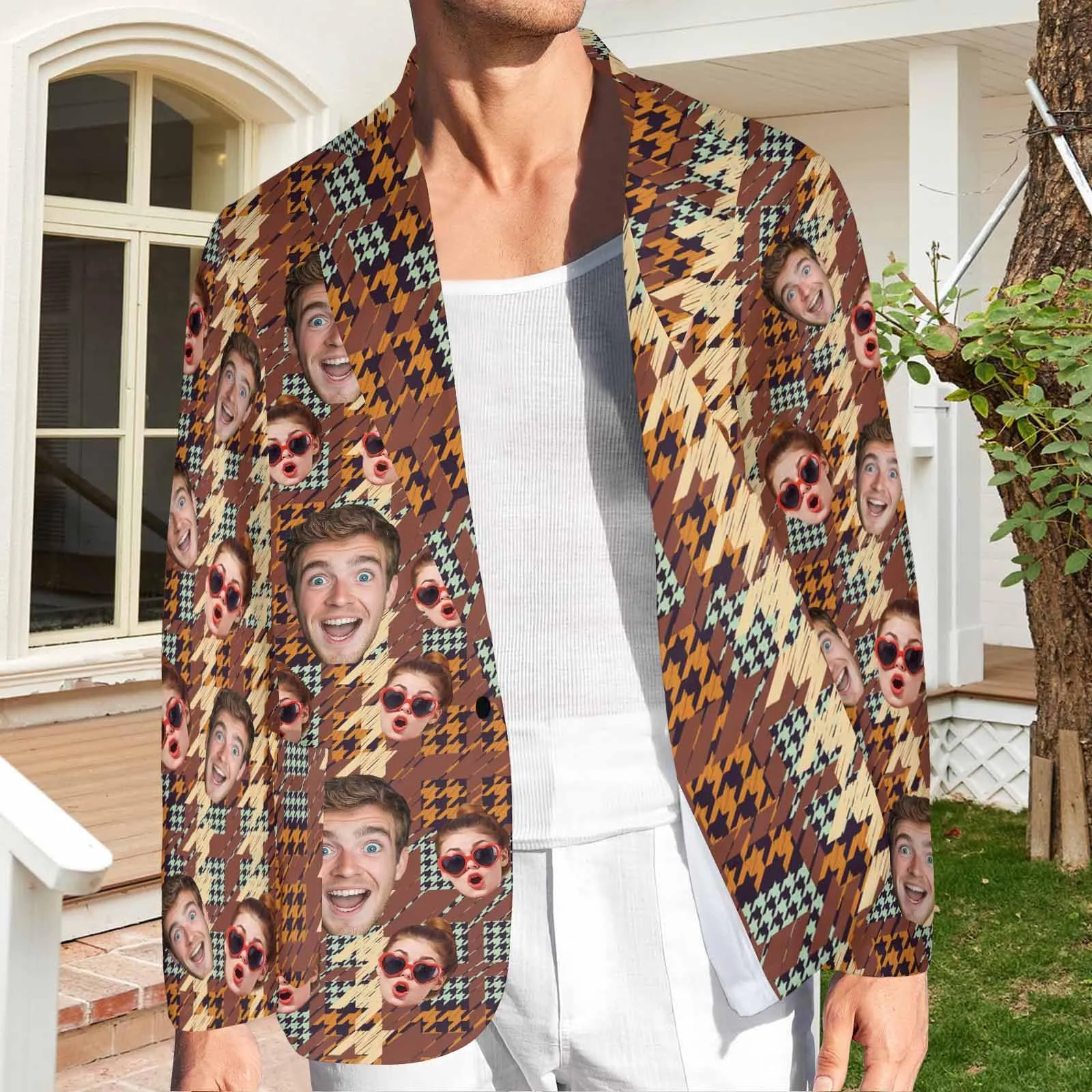 Custom Face Blazers For Women&Men Personalized Jacket Casual Coats