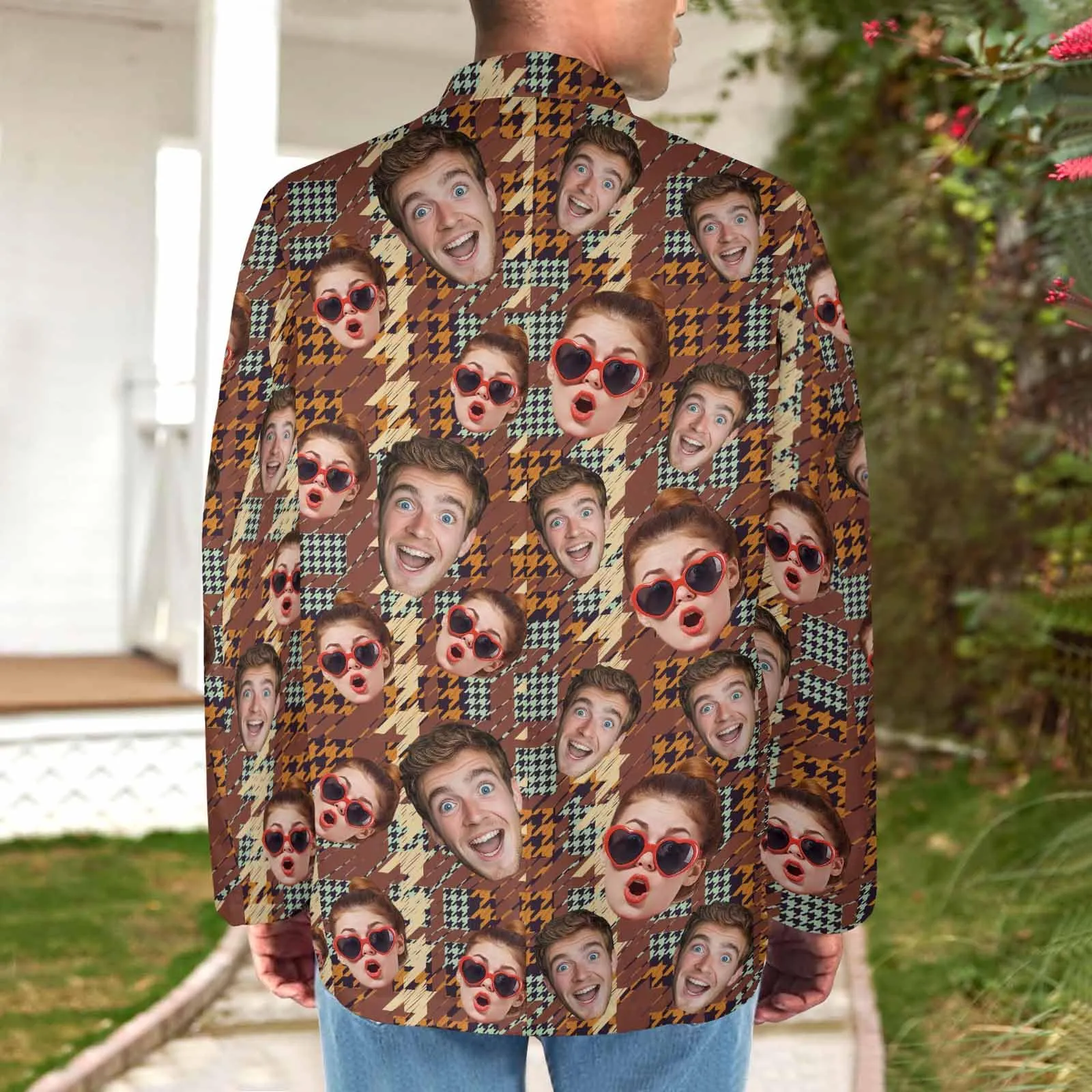 Custom Face Blazers For Women&Men Personalized Jacket Casual Coats