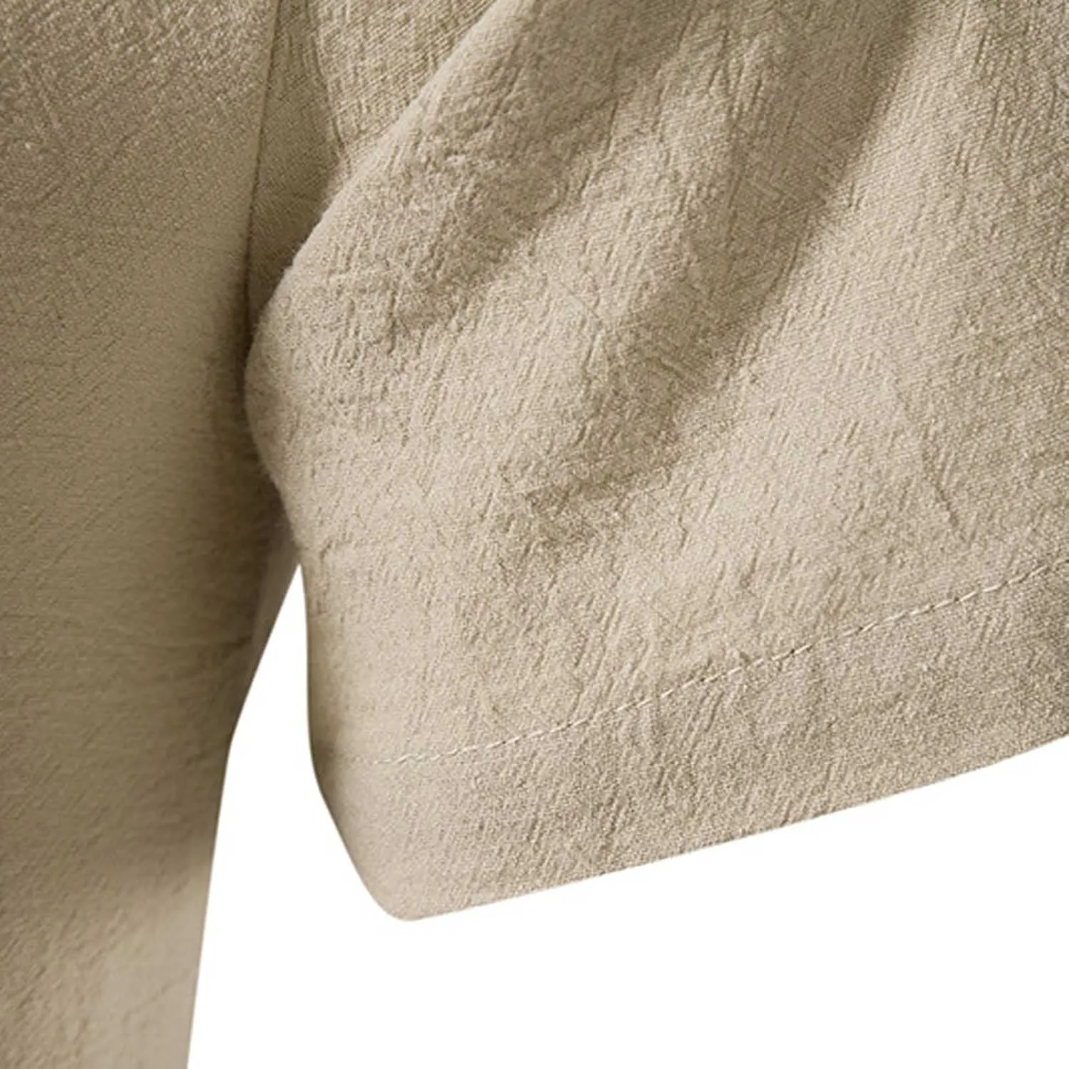 Linen Cotton Shirt for Men 2025 Tie Up Hoodie Tie Up Tee Short Sleeve Tops Summer Vacation Fashion Shirts Tops