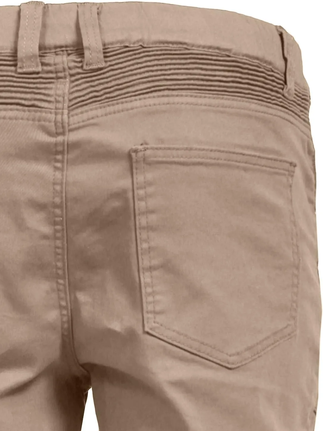 NE PEOPLE Men’s Jogger Pants – Casual Moto Biker Zipper Slim Fit French Terry Fleece Tapered Leg Elastic Waist (XS-5XL)