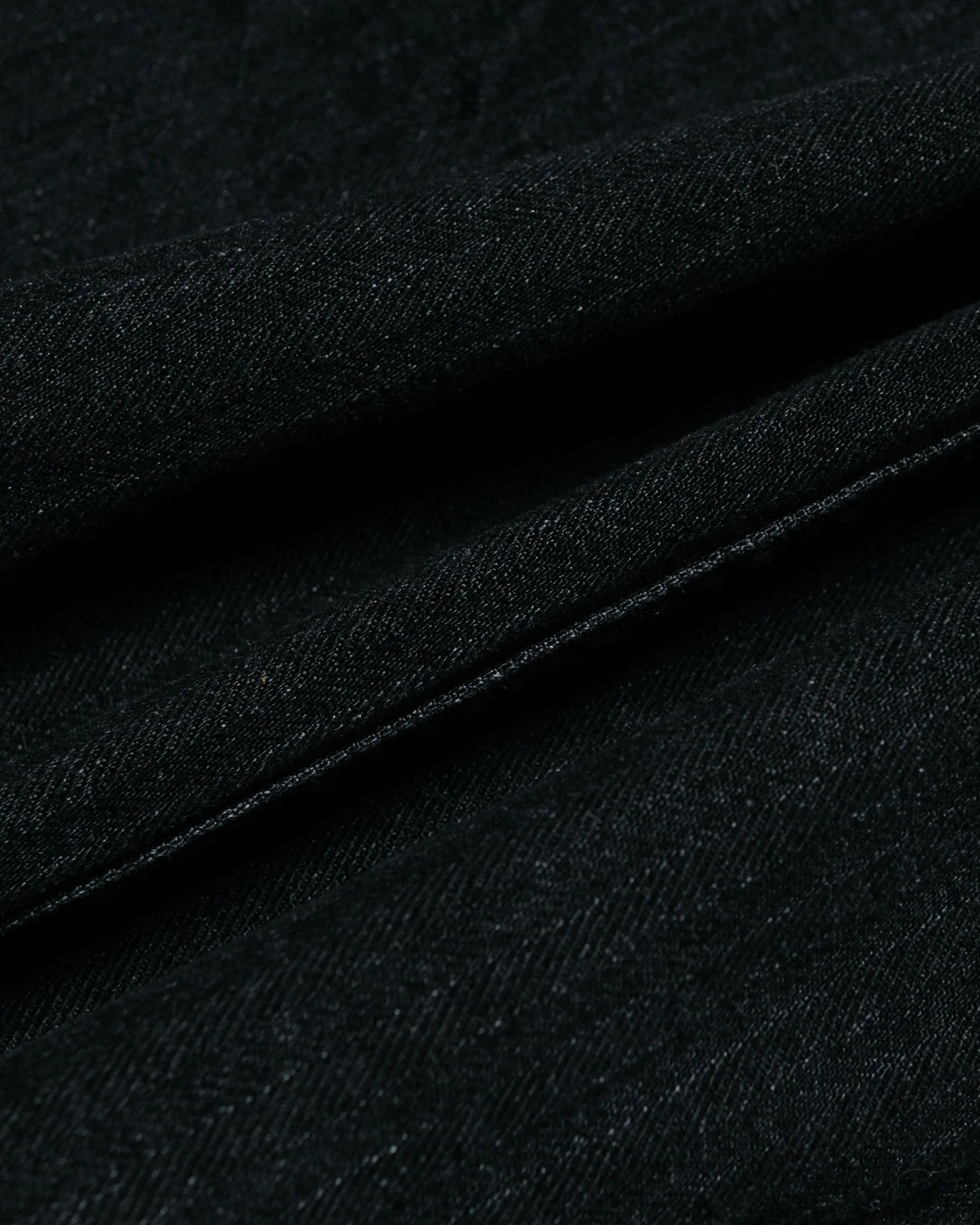 Post O'Alls Stoker's Jacket Herringbone Denim Black