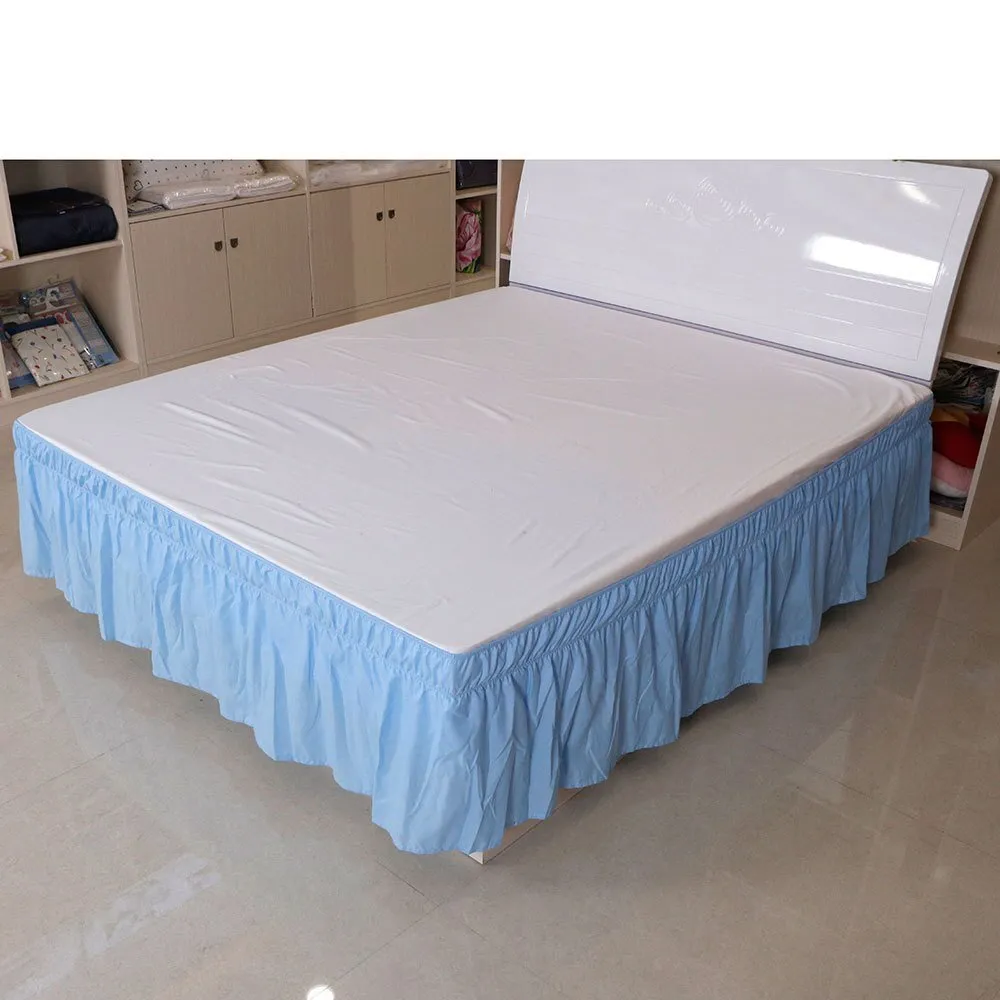 Pure Colored Bed Skirt - American Style