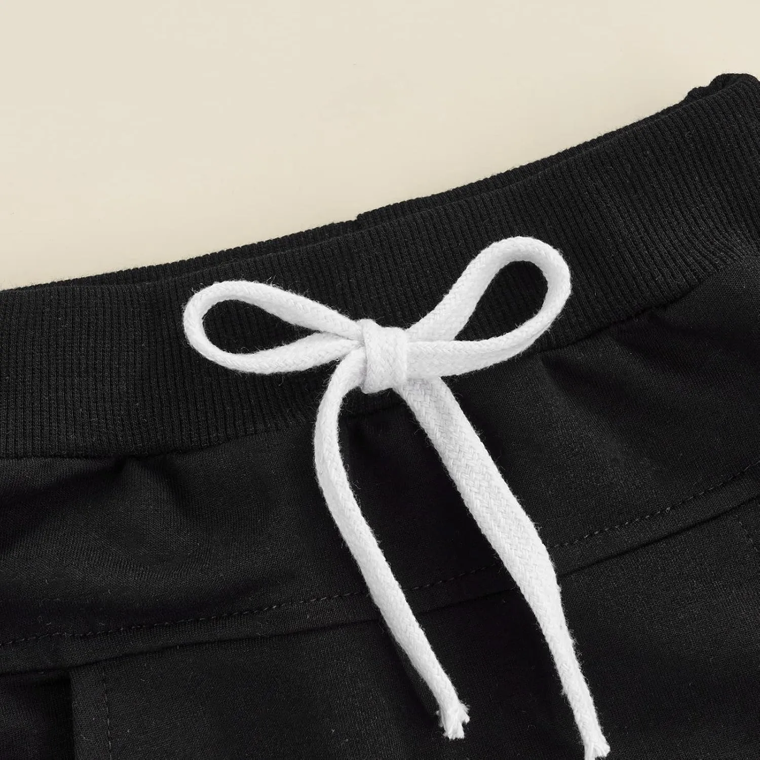 SAYOO Toddler Baby Boys Harem Pants Drawstring Terry Active Joggers Pants Cotton Pull-on Crawling Toddler Fall Sweatpants