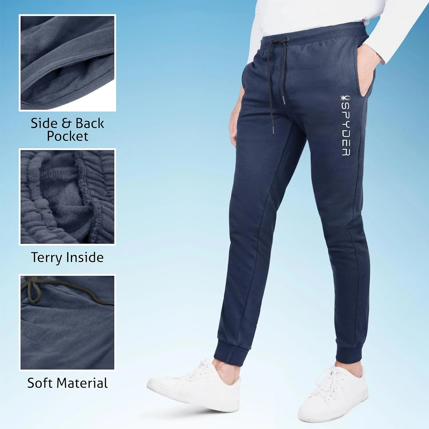 Spyder Men's Lounge Jogger Pants Workout Gym Jogging Sweatpants for Athletic and Casual Activities