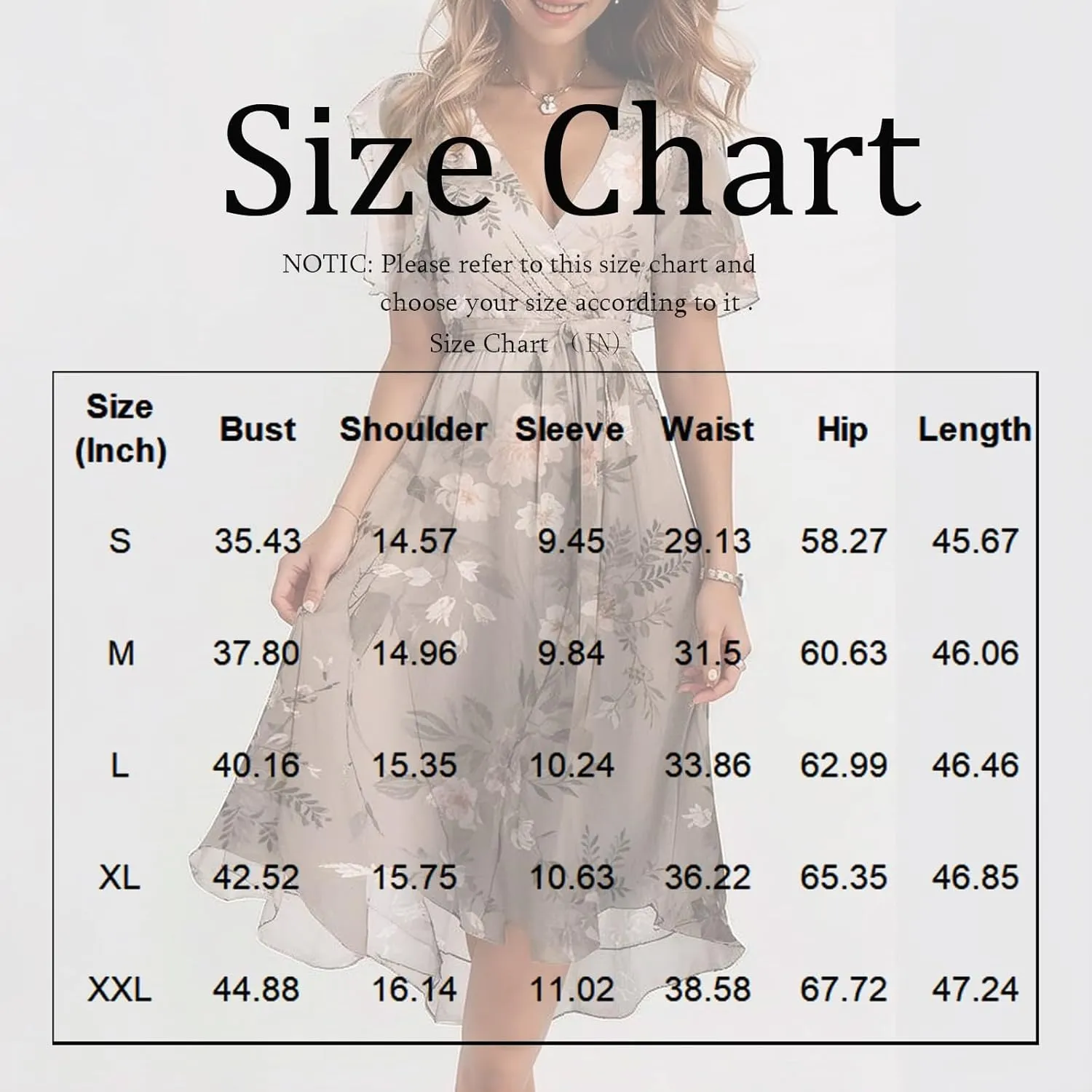 Womens Dresses Chiffon Waist Tie Floral Print Short Sleeve Sexy Party Beach Midi Dress