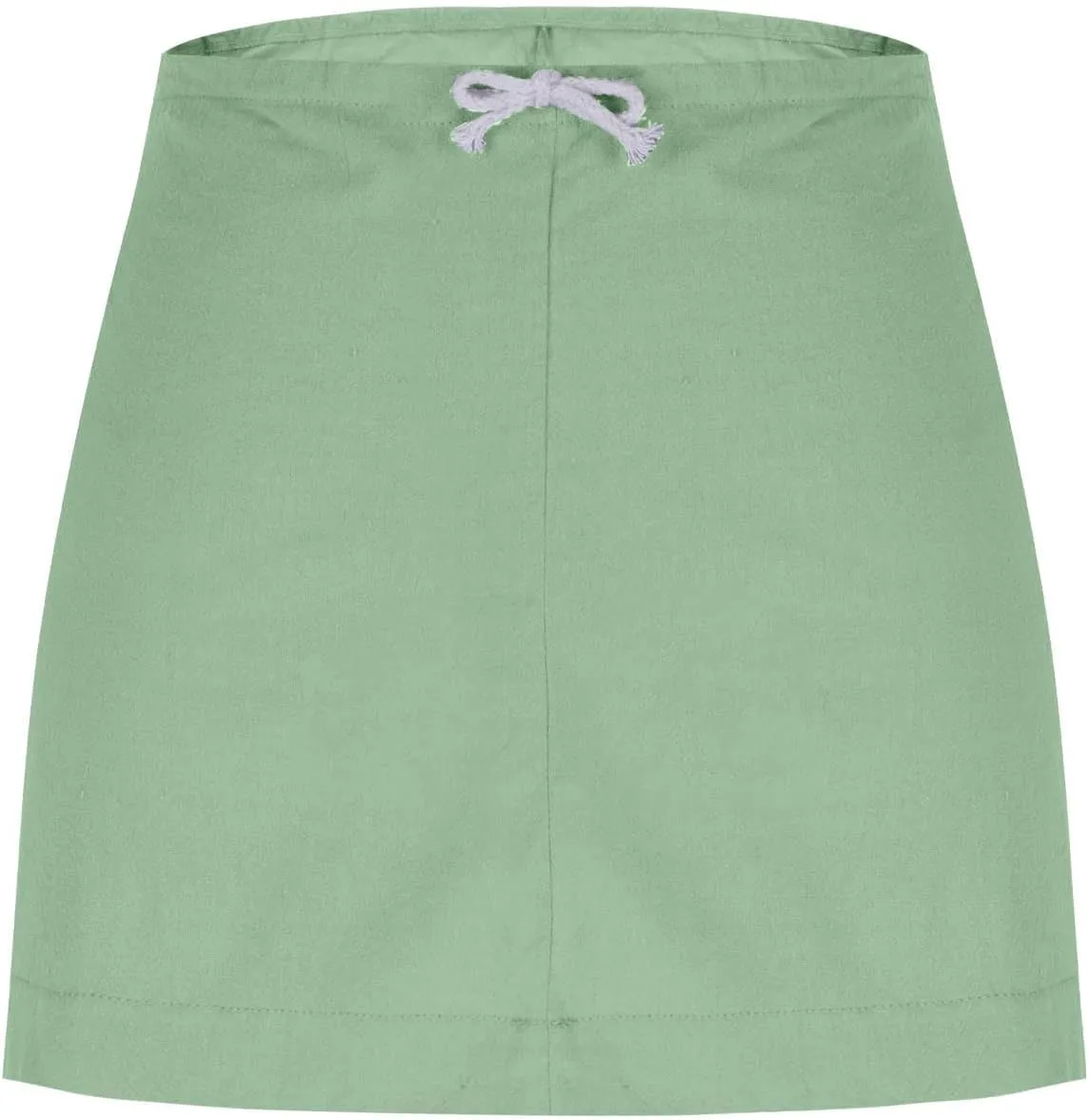 Women's Summer Mini Skirt Drawstring High Waist Casual Loose Fit Short Skirts Beach Vacation Outfits Clothes